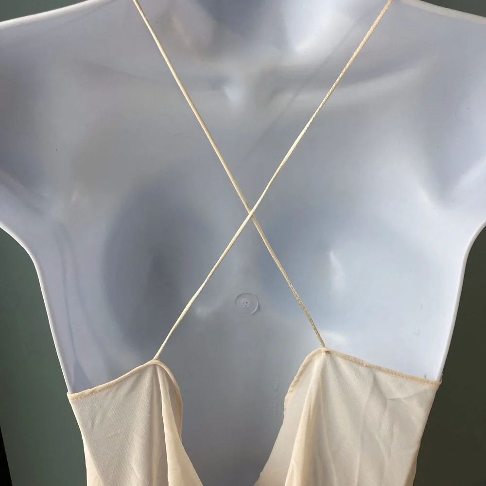 BNWOT Zara spaghetti strap flowy boho blouse - Picture 4 of 7